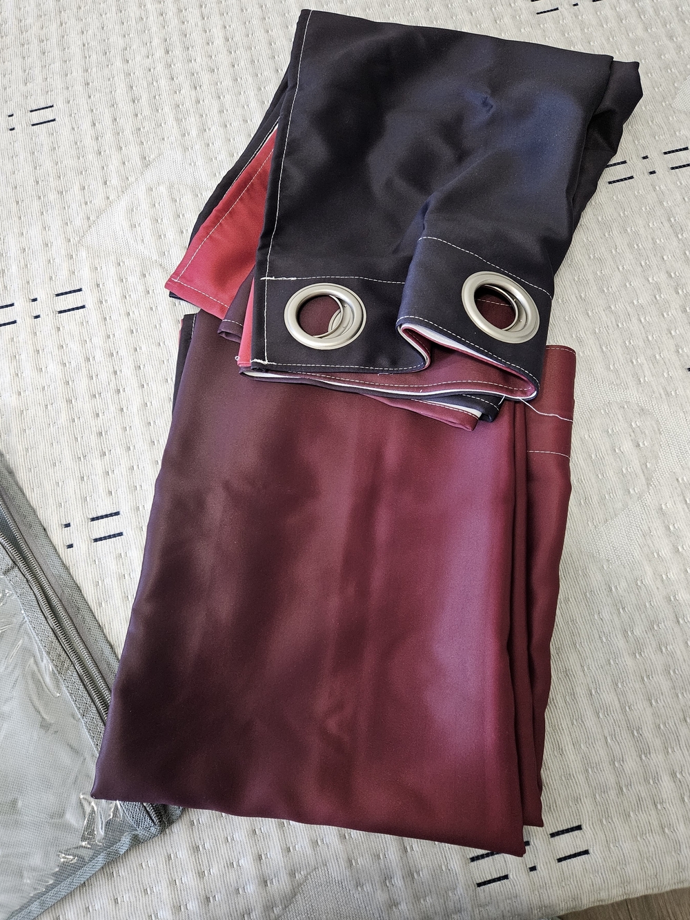 Red & Black Ombre Blackout Curtains – NEW